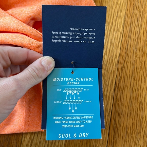 NWT Men’s Croft & Barrow performance short sleeve microfiber golf polo size XL - Picture 5 of 5